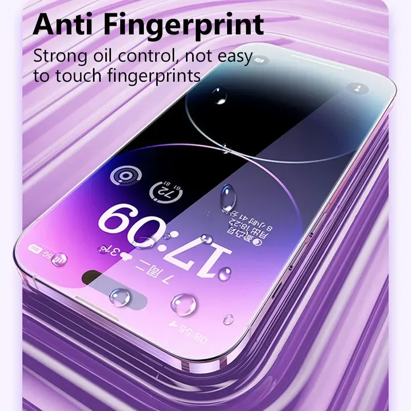 1-5 قطعة الزجاج المقسى آيفون 17 16 15 14 13 12 11 برو ماكس حامي الشاشة آيفون 7 8 SE X XS XR طبقة رقيقة زجاجية واقية