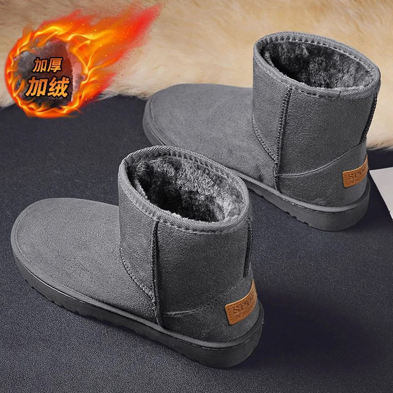 Men Retro Plush Lined Work Ankle Boots Comfort Soft Insole Anti Slip Outsole Wind Resistant Boots For Trendy Street Fashion