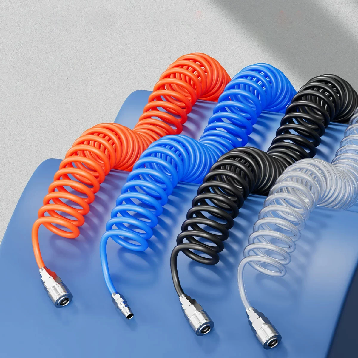 Pneumatic bourdon spring Tube Tools Hose Air Pneumatic Hose Spiral Pipe Air Compressor Long Hose Air Compressors Outer Diameter