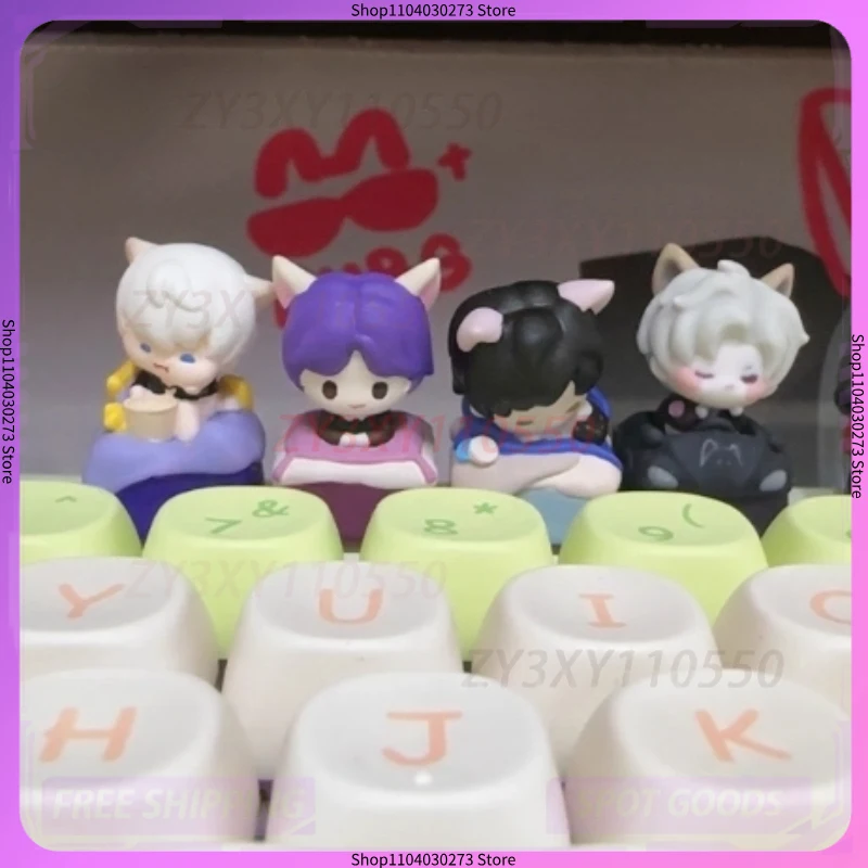 

New Love And Deep Space Anime Game Accessories Q Version Cute Keycaps Give Friends Holiday Gifts