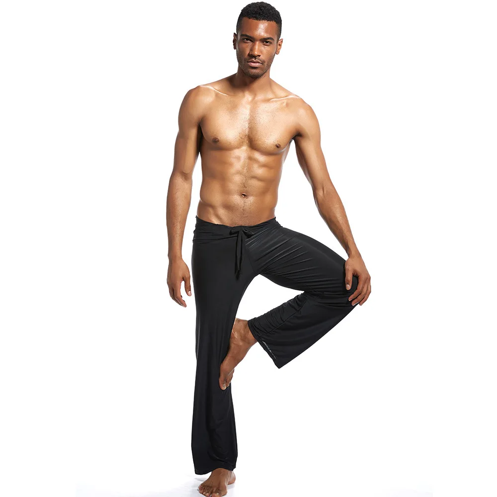 New Men's Loose Casual Home Straight Loose Trousers Sexy Fashion Comfortable Pajama Pants