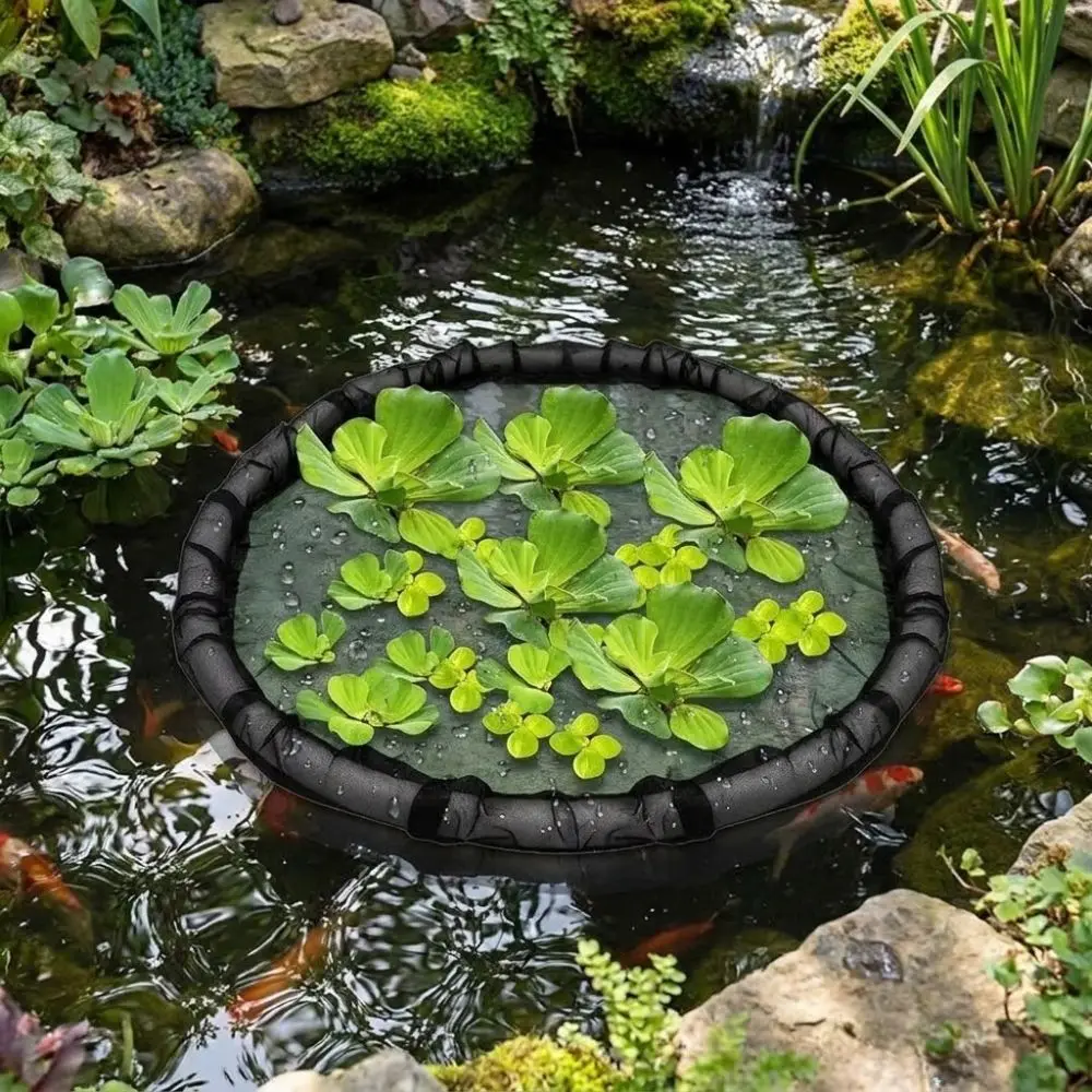 Fine Mesh Floating Island Plant Protector Net Breathable Polyester Floating Flora Fish Barrier Wear-resistant UV Resistant