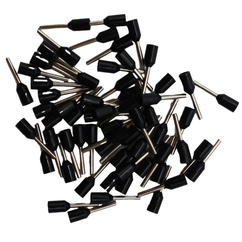 Immagine 5: 100 pz connettore del cavo elettrico connettori a crimpare connettore terminale del cavo terminali del cavo End Crimps assortimento isolato