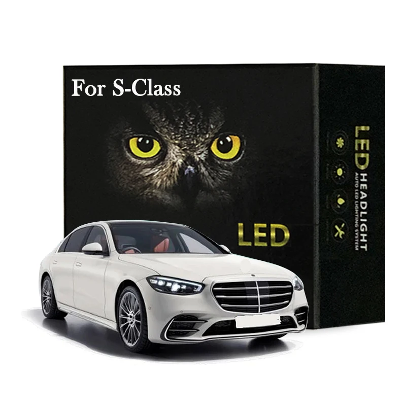 

Led Interior Light Kit For Mercedes Benz MB S Class W140 W220 W221 S350 S400 S500 S600 1994-2013 LED Bulbs Canbus