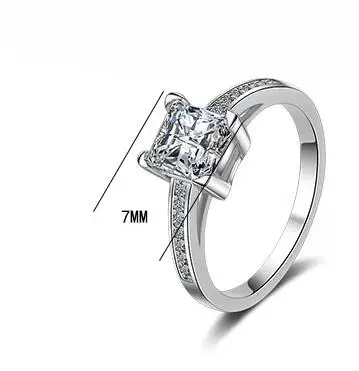 2.2ct مكون الأحمر روبي 925 فضة سوليتير خاتم الخطوبة للنساء قطع وسادة الأحجار الكريمة هدية الزفاف
