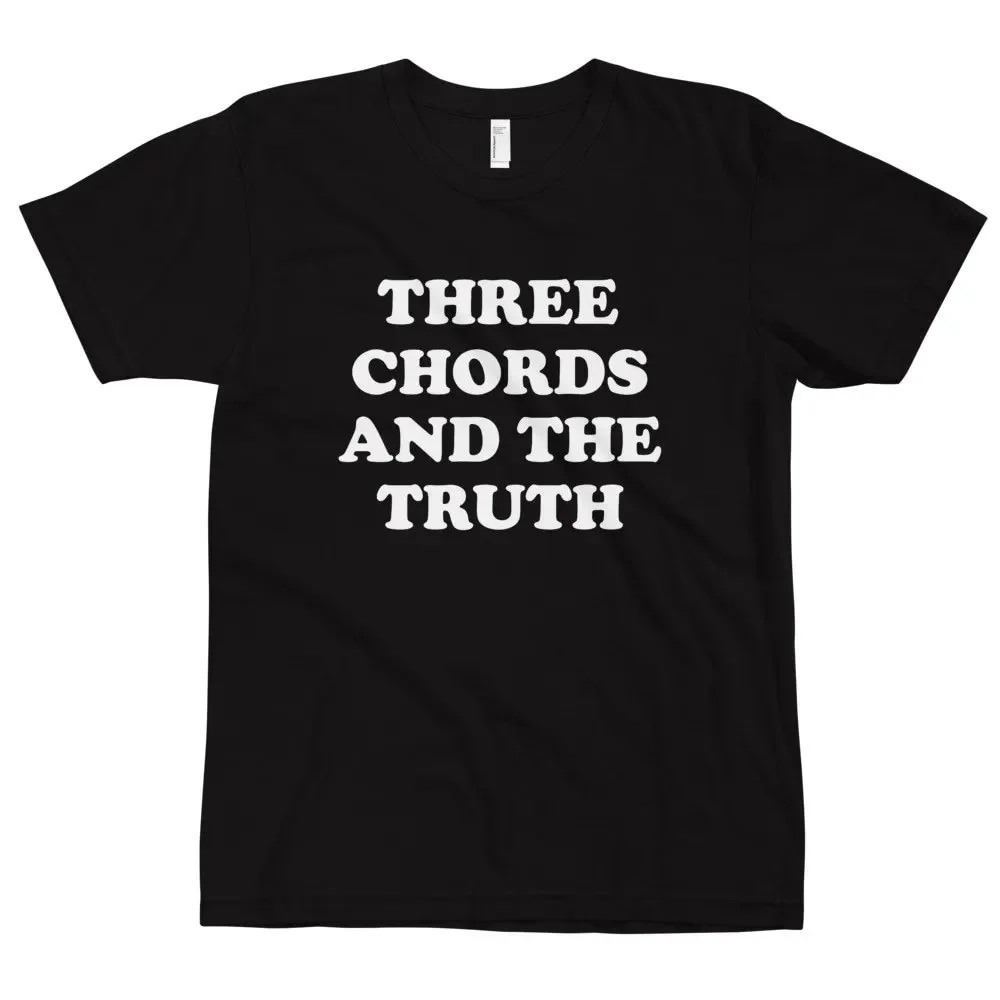 Three Chords And The Truth T Shirt Country Music Songs Outlaw Nashville Retro 70S Willie Nelson Songwriter Guitar Raglan