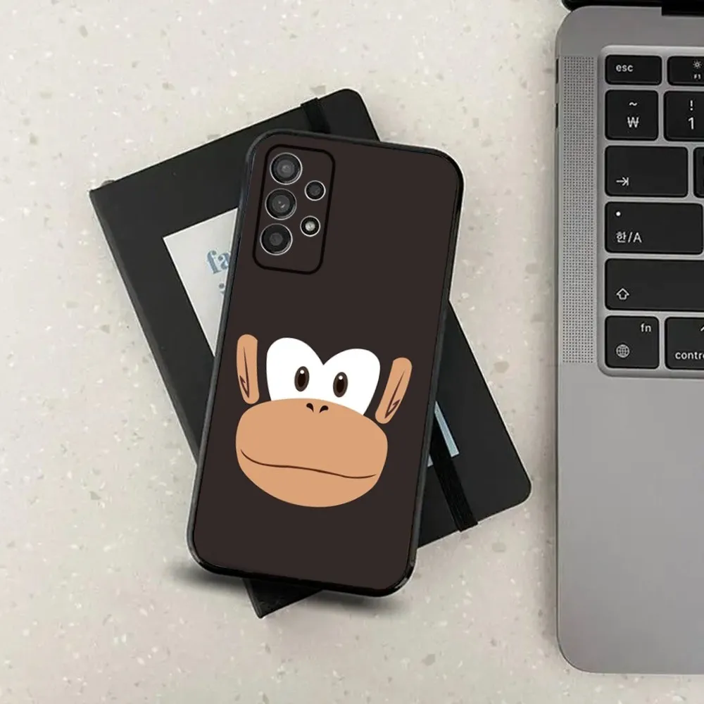 D-Donkey kong game Phone Case For Samsung Galaxy A13,A21s,A22,A31,A32,A52,A53,A71,A80,A91 Soft Black Cover