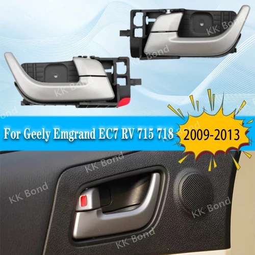 Imagen 1 del producto Manija Interior de puerta para Geely Emgrand EC7 RV 715 718 2009 2010 2011 2012 2013 izquierda derecha gris dorado 06802029R 06802029L