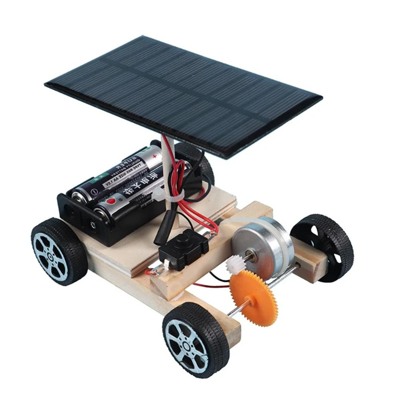 Assemble Solar Car Creative Inventions Motor Ability Of Children Active Thinking DIY Electronic Kit Technology Toys For Kids