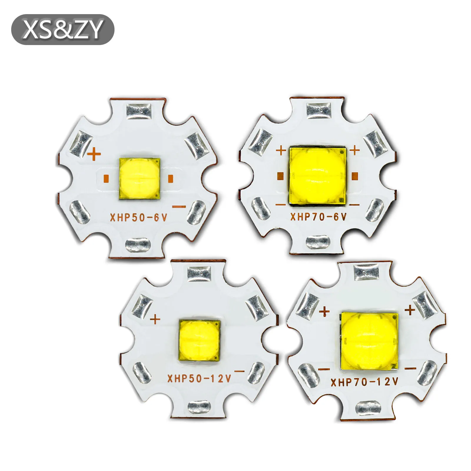 

LED Beads DC6V DC12V High Brightnes 1.5A 3A 2.4A 4.8A High Power18W 30W White Light For Replace Flashlights Automobile Headlight