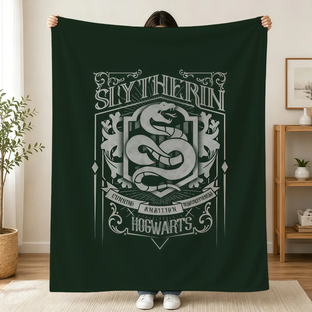 H-HarryS P-PotterS Decke, bedrucktes Flanell, weich, warm, gemütlich, für die Jahreszeit, zum Nickerchen, für Bett, Sofa, Reisen, Camping, Geschenk für Erwachsene und Kinder – Detail 13