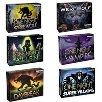 Party Game One Night Ultimate Werewolf All English Adult Gathering Strategy Game Cards Super Villains Vampire Alien Board Game