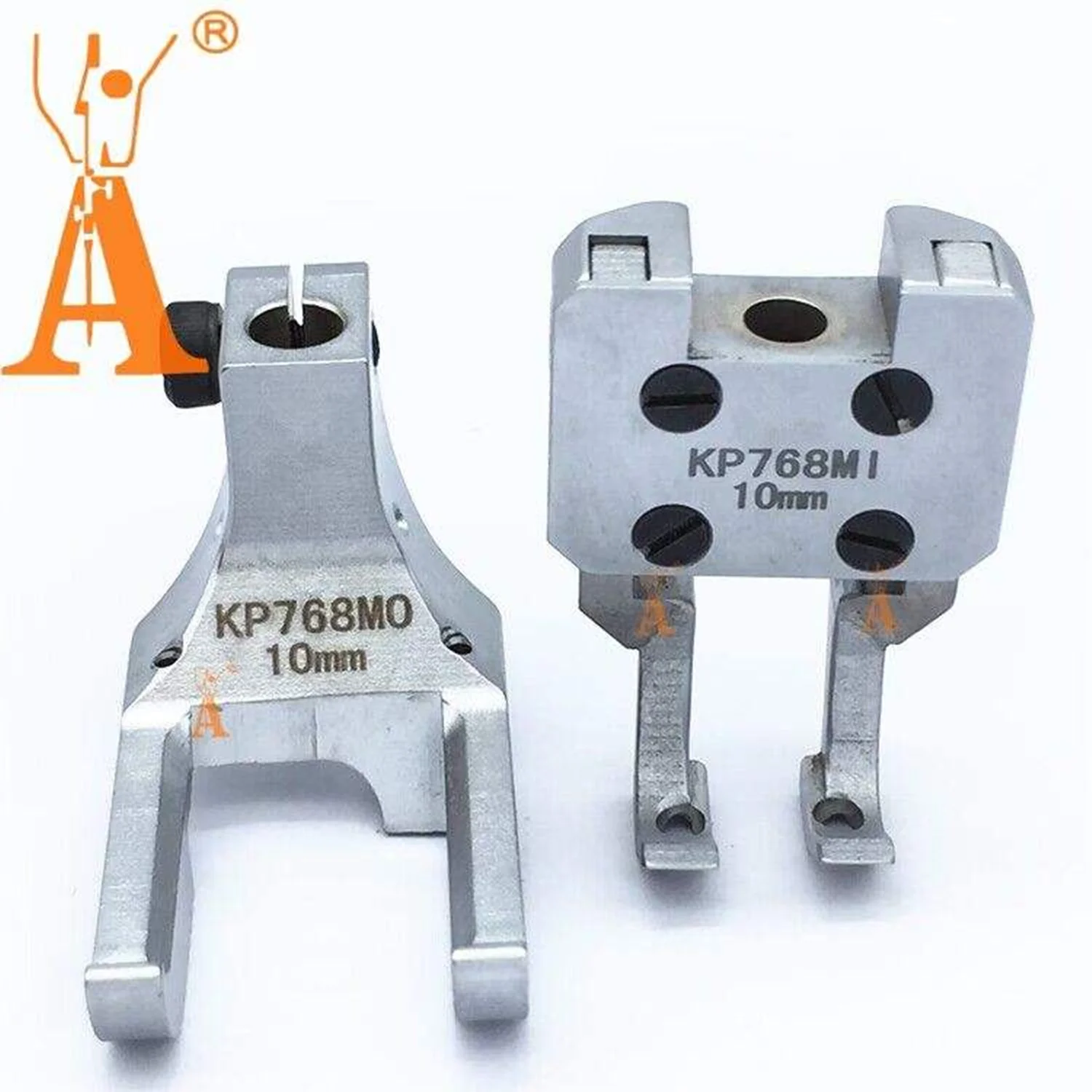 أجزاء ماكينة الخياطة Durkopp KP768-MO KP768-MI قطعة قدم الضغط في ماكينة الخياطة إبرة مزدوجة أنبوب دليل عالية منخفضة الأنابيب القدم للخياطة المتينة #1