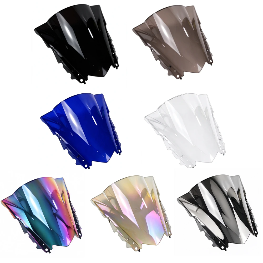 For Yamaha YZF R25 R3 2013 2014 2015 2016 2017 2018 Black Motorcycle Windshield WindScreen Screen Fairing YZF-R25 YZF-R3