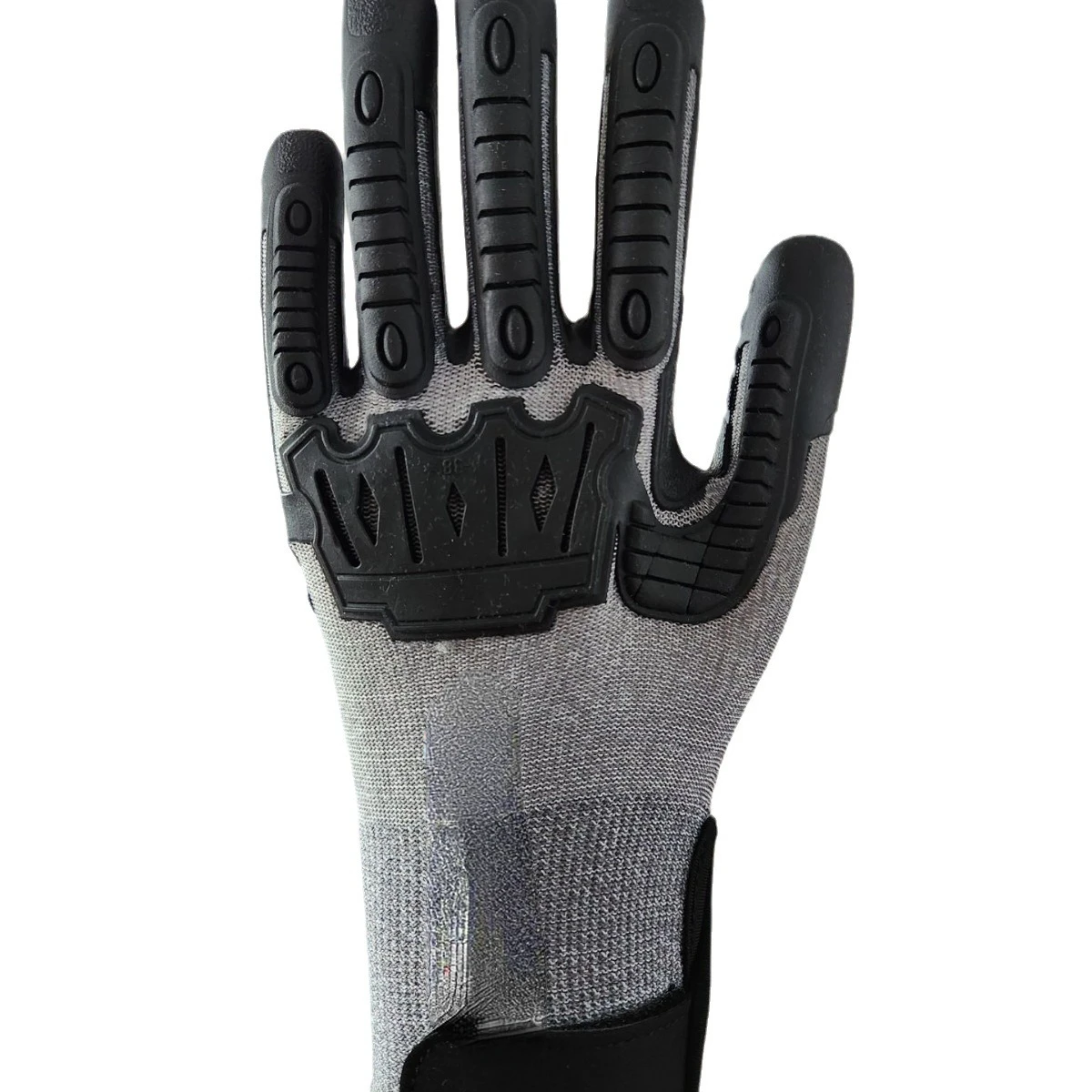 Mechanical Gloves Back of Hand Anti-smash Palm Non-slip Strong Grip Application Widely Rescue Damping Protective Gloves