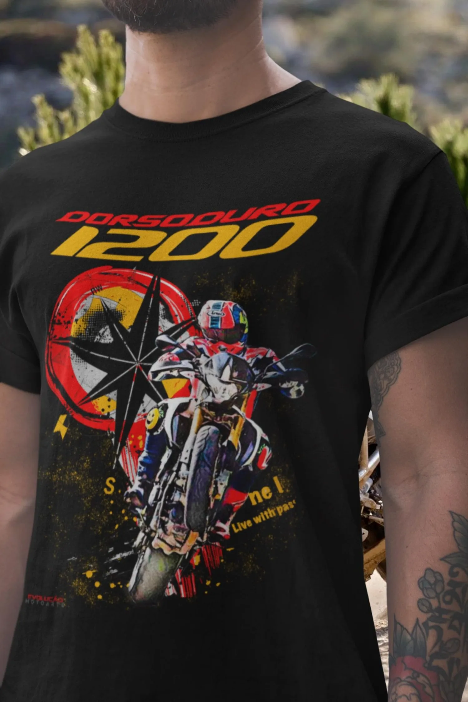 

65@EY A.prilia Dorsoduro 1200 T Shirt Maxi Moto Motorcycle Tee The Ultimate Hooligan Bike Rider Graphic Top For A.prilia Fans V