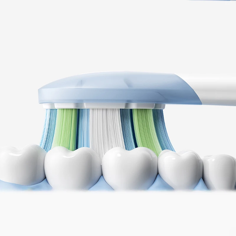 XIAOMI Mijia 전동 칫솔 MES609/610 Pro 소닉 스윕 진동 칫솔 헤드 3PCS 용 기존 교체 브러시 헤드