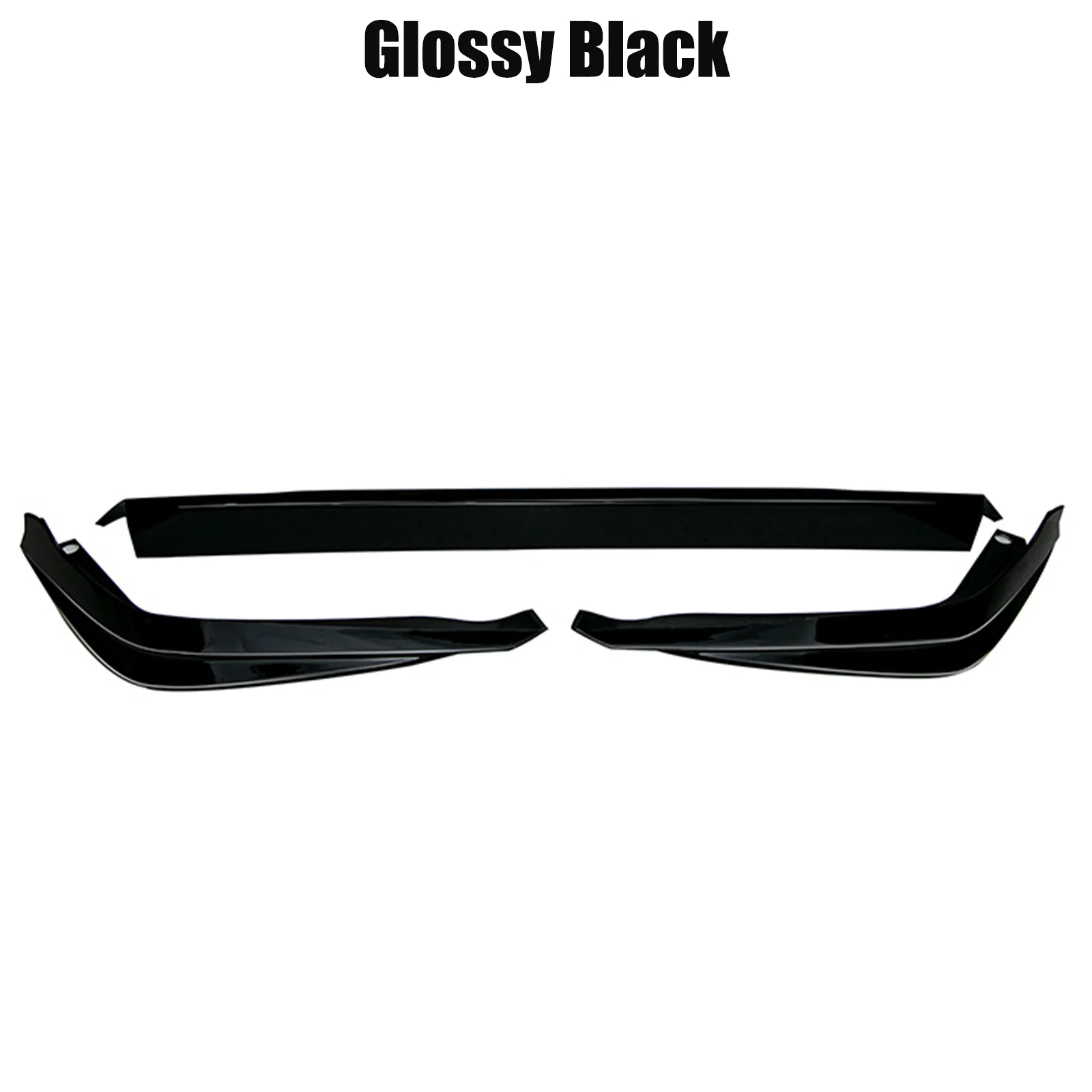 For Honda Civic 11th Si 2023-2025 Front Bumper Spoiler Lip  Corners Lower Side Splitter Corner Cover Body Kit Glossy Black Red