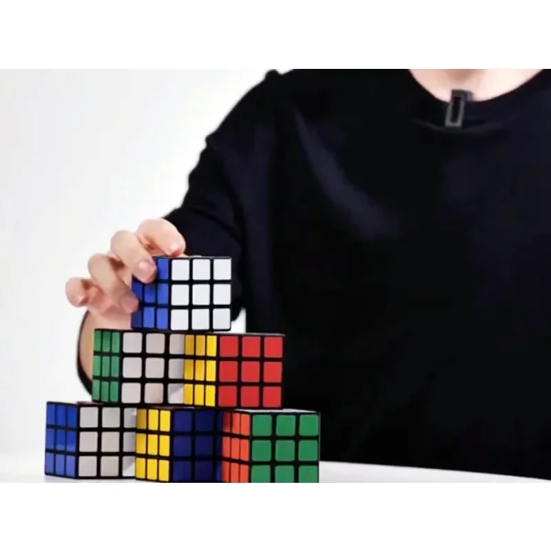 Cube Castle Close Up Magic Tricks Stage Magic Cube Multiplying Spliting Illusion Magia Magicians Prop Gimmick Instant Disappear