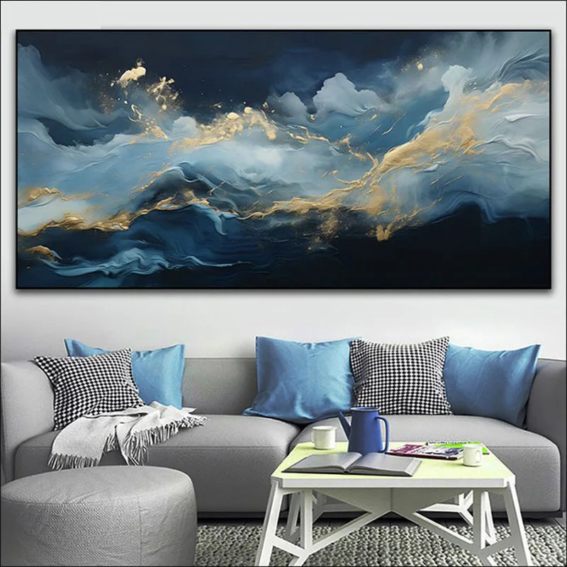 Large Abstract Cloud Colourful Art 5D Diy Diamond Painting Full Drill Diamond Mosaic Abstract Geometric Texture Embroidery W93