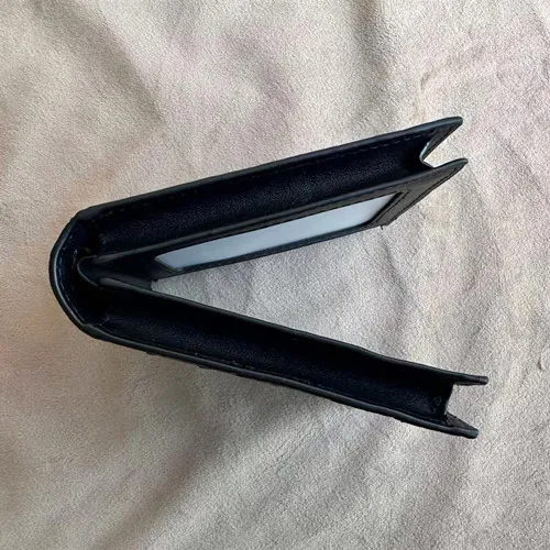 2025 New Ostrich Leather Men's Short Wallet Genuine Leather Wallets  Card Holder For Business And Leisure Small Wallet 45 - view 4
