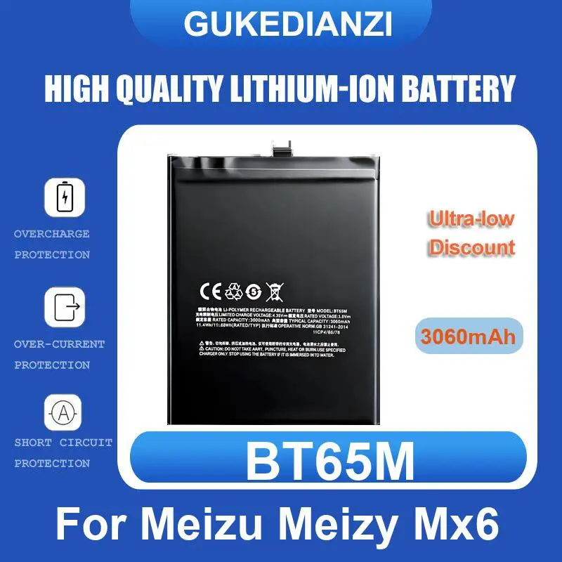 Battery For Meizu M5 Note Meizy 5 Meilan NOTE5 Pro 7 Plus M793Q M793M M793H M3 L681 L681H 15 15+ M891Q M891H 16T M1928 M928Q 6