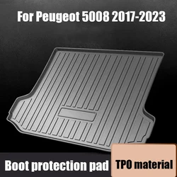 For Peugeot 5008 2023 2022 2021 2020 2019  2018 2017 TPE material waterproof anti slip and environmentally friendly trunk pad