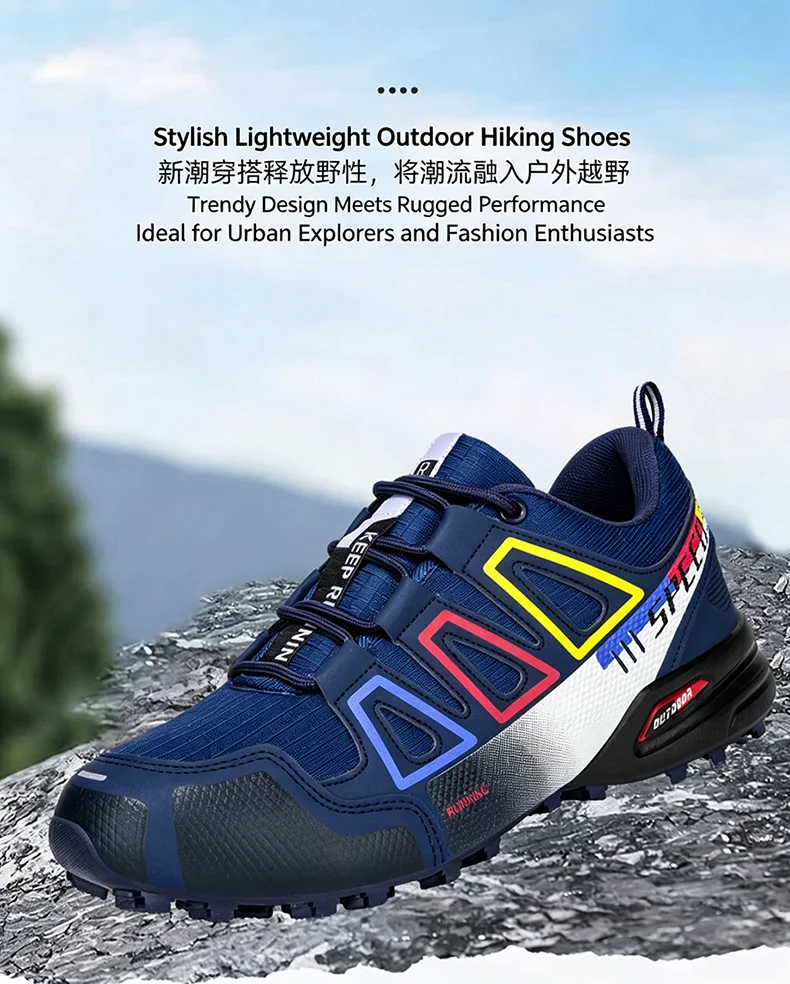 Herren-Campingschuhe, wasserdicht, rutschfest, für jedes Gelände, Sportschuhe, Outdoor-Radschuhe, Wandern, Jagd, taktische Trainingsschuhe – Detail 4
