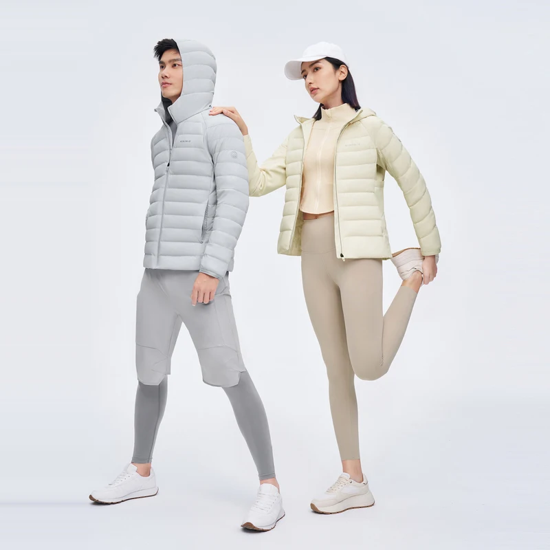 

Мужская легкая куртка на гусином пуху Bosideng, высокоэластичная эластичная ткань, технология быстрого сохранения тепла, уличная теплая куртка с капюшоном