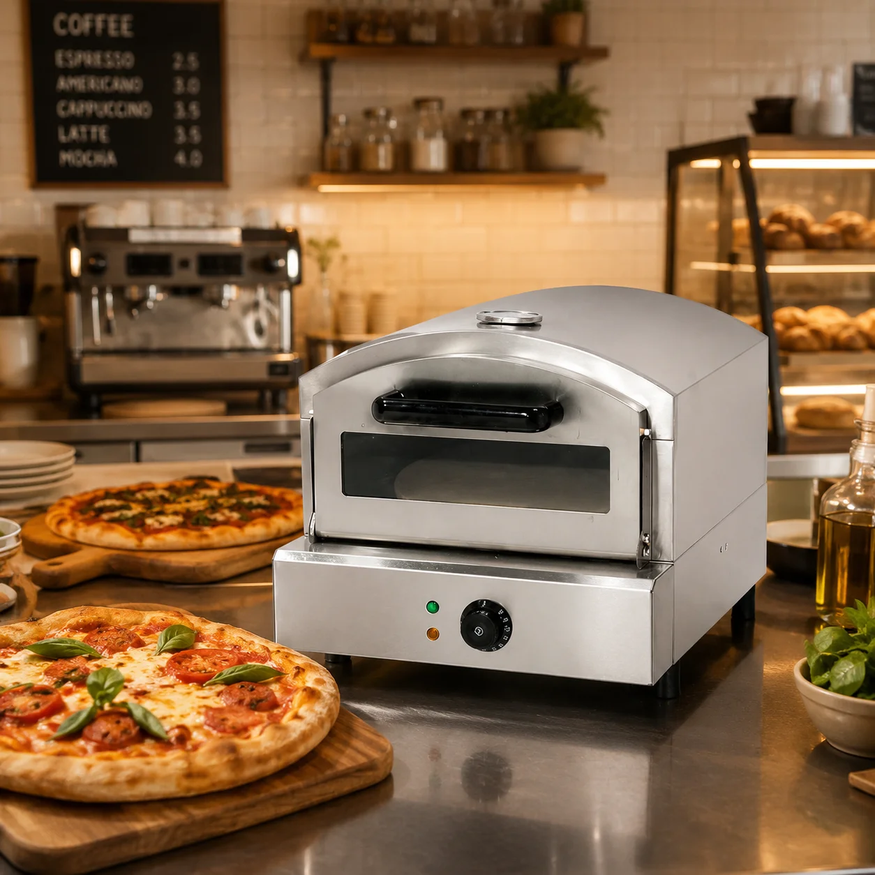 Elektryczna pizzera ze stali n – Commercial Kitchen Oven recenzja i cena