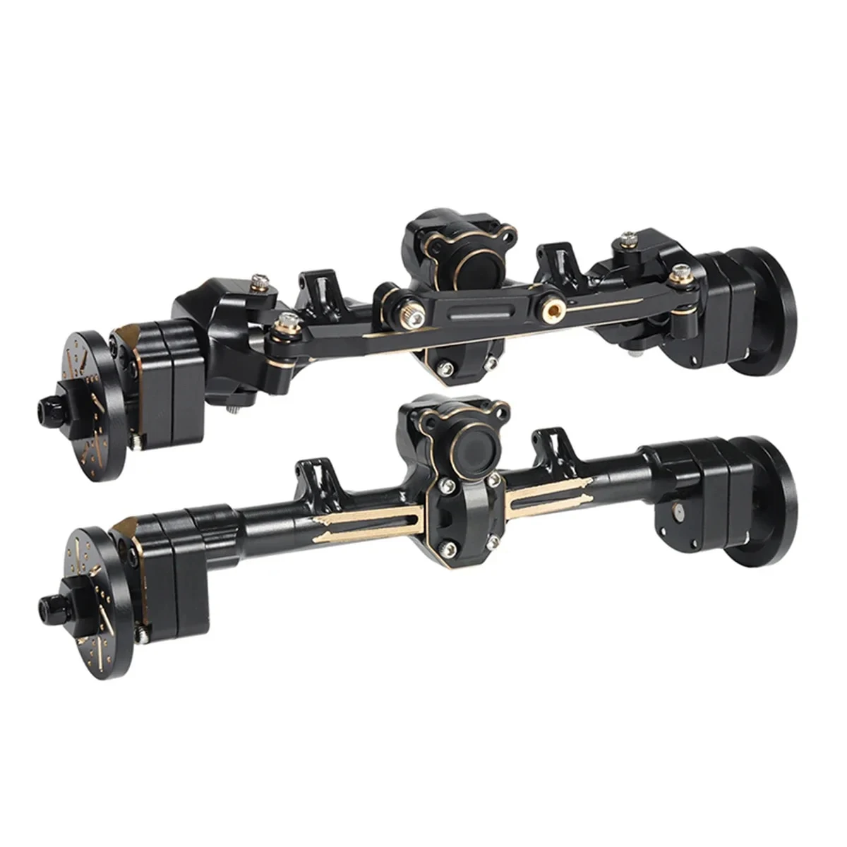 

RCGOFOLLOW Brass Rear Axle RC Upgrade Part Rc Rear Axle For 1/24 SCX24 RC Car Part RC Car Accessories Replacement Parts