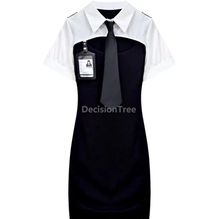 Summer korean style jk uniform fashionable temperament academy style school costume slim sexy girls campus daily dress