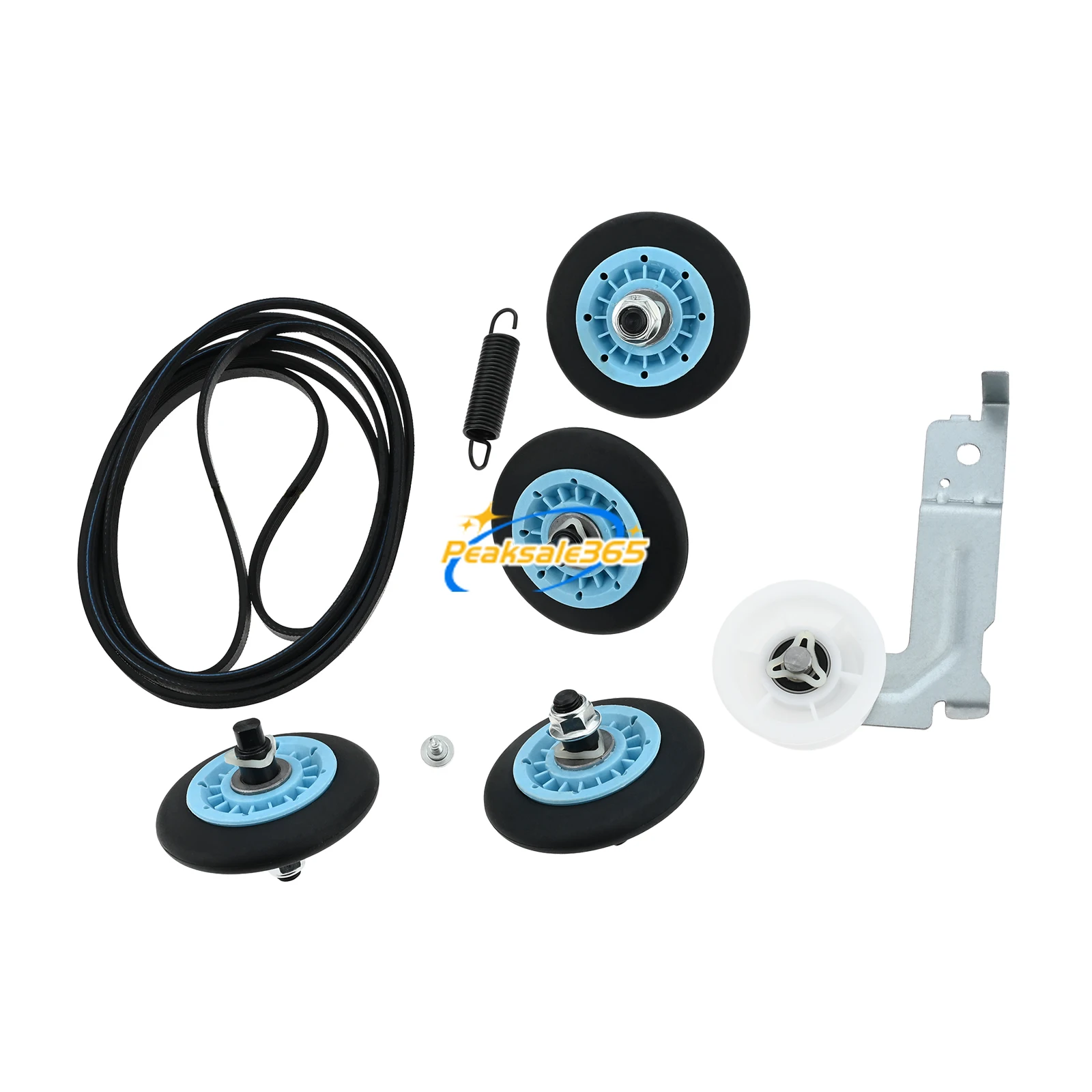 Imagem -06 - Kit de Reparação Secador para Samsung Tambor Correia de Tensão Polia Tensora Mola Dc9716782a 6602001655 Dc93-00634a Dc61-01215b