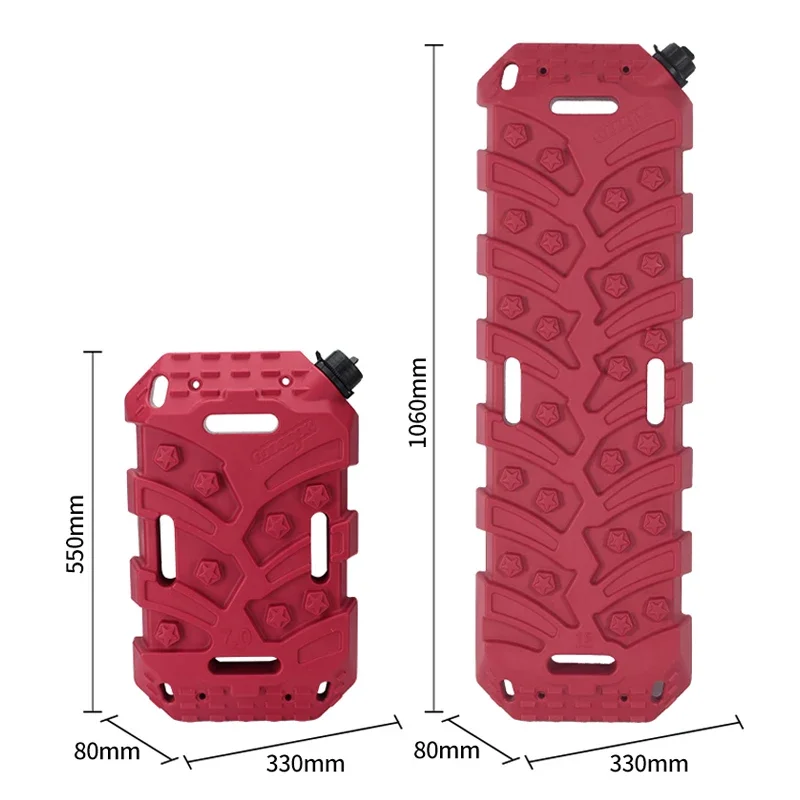 Serbatoio dell'acqua portatile da 15 litri e rack per sabbia per rimorchio, attrezzature di salvataggio di emergenza, accessori dal design esteso