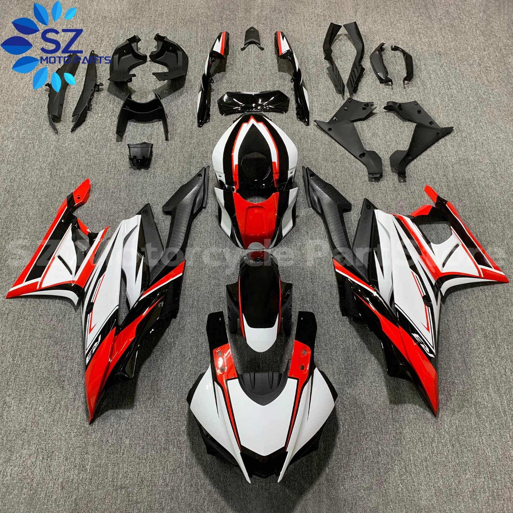 

Новый полный комплект обтекателей для Yamaha R3 R25 2019-2024, R3 R25 19 20 21 22 23 24, пластиковые обтекатели для мотоциклов, изготовленные методом литья под давлением из ABS-пластика.