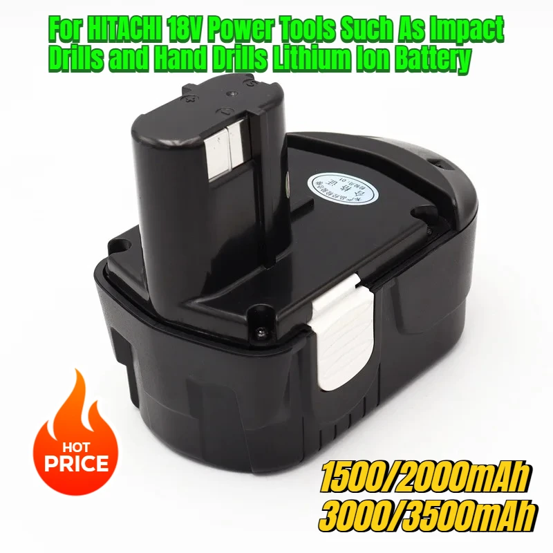 

Multi Capacity Battery for HITACHI 18V Power Tools Such As Impact Drills and Hand Drills Lithium Ion Battery