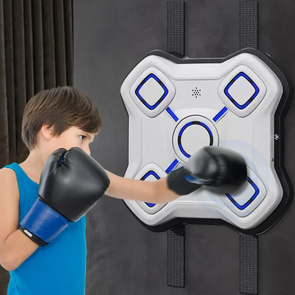 

Smart Music Boxing Machine Wall Target Rechargeable Battery Bluetooth-Compatible for Boxing Sports Agility Reaction Exercise