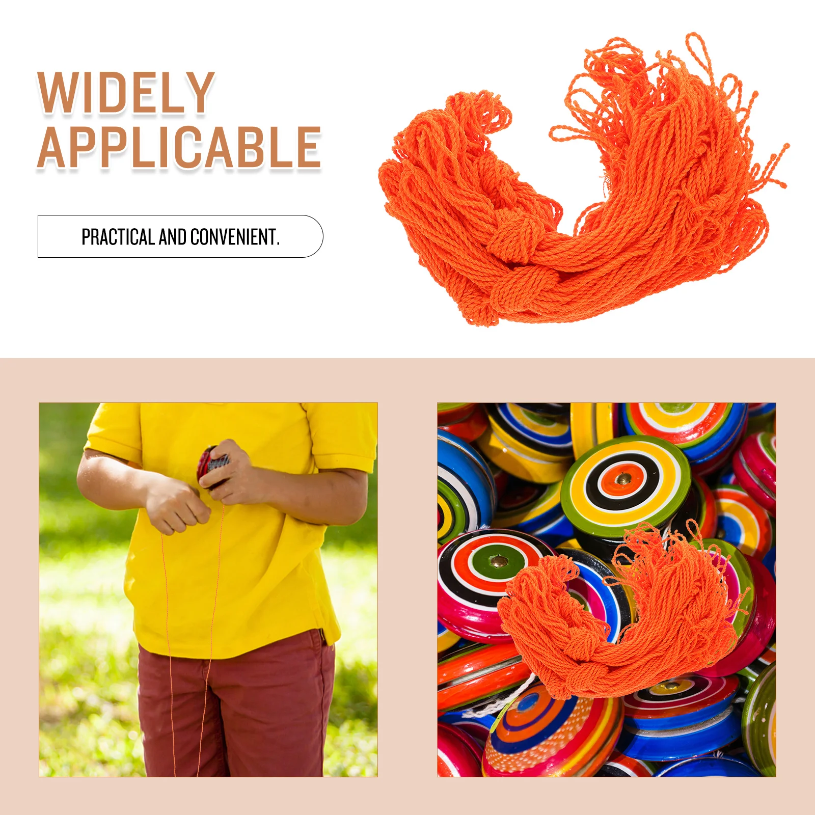 50 stuks Yo Yo String Vervanging Professioneel Nylon Universeel Repareren Tool Lichtgewicht Draagbare Nylon Snaren Vervanging