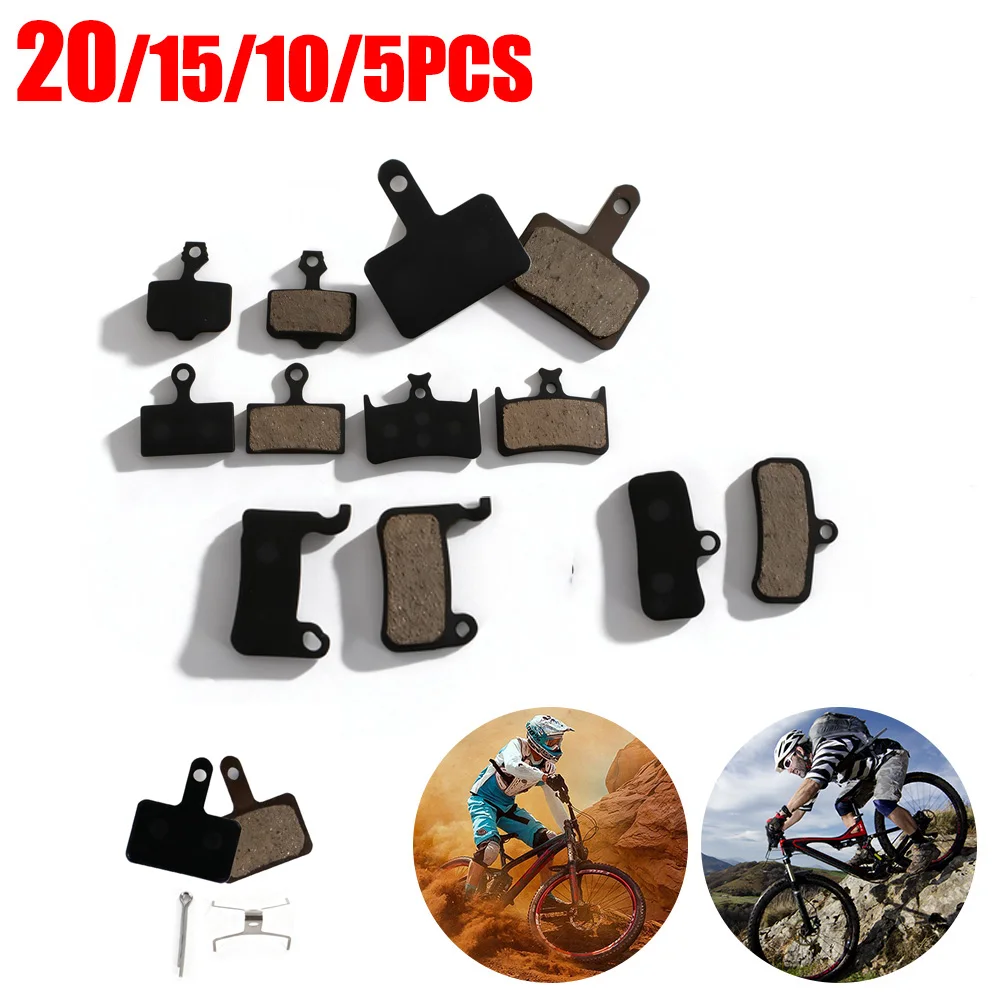 5/10/15/20 Stück MTB Mountainbike Scheibenbremsbeläge für Shimano-Fahrradmodelle, Harz-Semi-Metallische Fahrrad-Bremsbelag-Teile