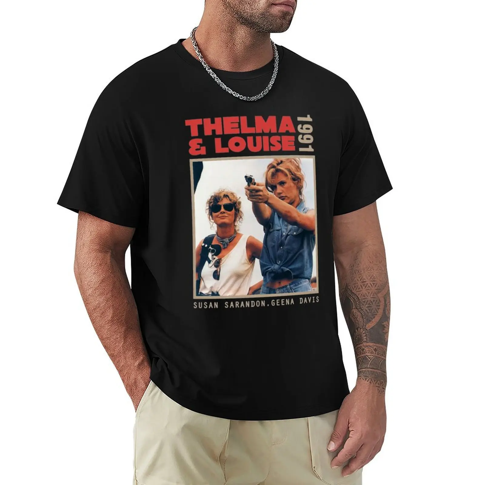 Thelma And Louise T-Shirt t shirt men 100% cotton luxury brand T-Shirt