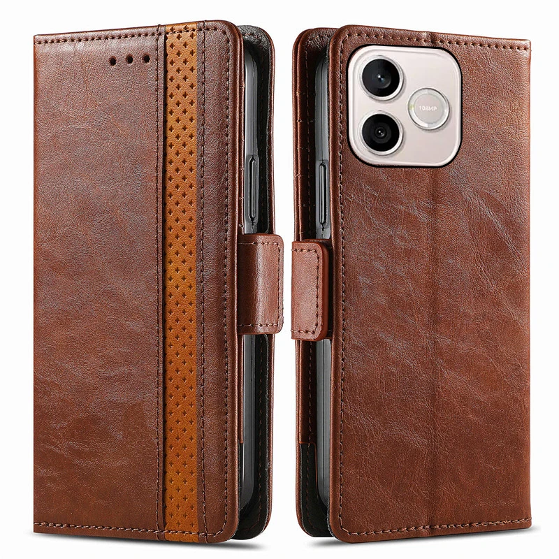 

Flip Spliced retro leather card Slot Wallet Cover For Honor 600 500 400 300 Ultra Pro Lite RFID Fall prevention phone Case