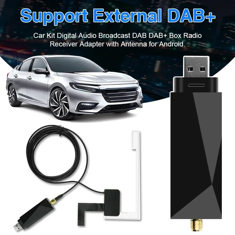 DAB/DAB+ Antenna Five Types of DAB+ Modules With USB Adapter Android Car Radio GPS Stereo Digital Receiver Player For European