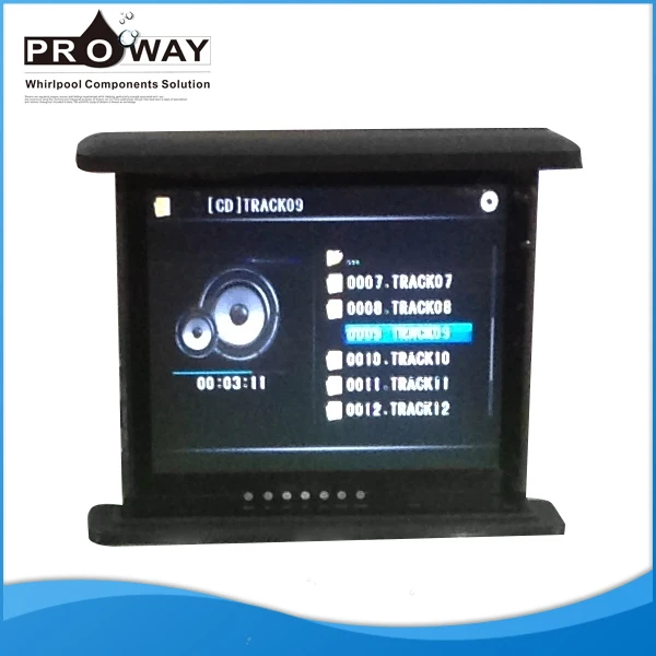 حار بيع حوض استحمام مقاوم للماء المنبثقة التلفزيون 10 "-19" 178/178 تدليك حوض استحمام ساخن اختياري حجم التلفزيون للاسترخاء الحياة حوض الاستحمام سبا في الهواء الطلق