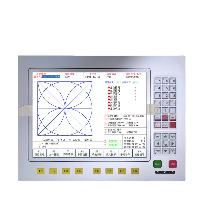 Macchina Da Taglio A Portale Al Plasma A Fiamma CNC Con Sistema Operativo Di Controllo F2500a/F2600