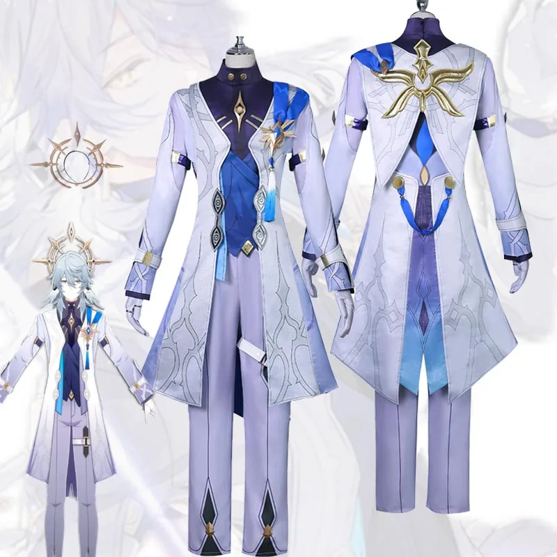 

Sunday Cosplay Costume Game Honkai Star Rail Uniform Prop Full Set Anime Halloween Carnival Party Role Play Suits for Men Women