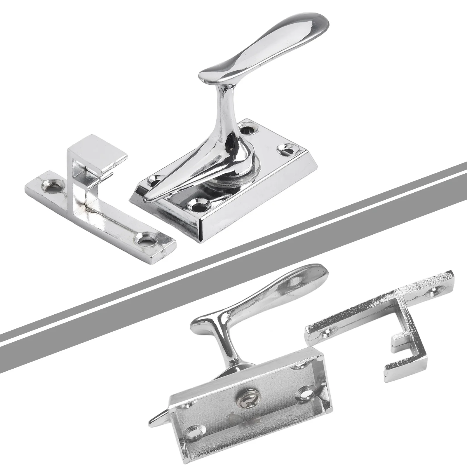 

Uneven Surfaces High Quality Zinc Alloy Home Hardware Dressing Room Home Hardware Toilet Door Latch Locks Two Card Design