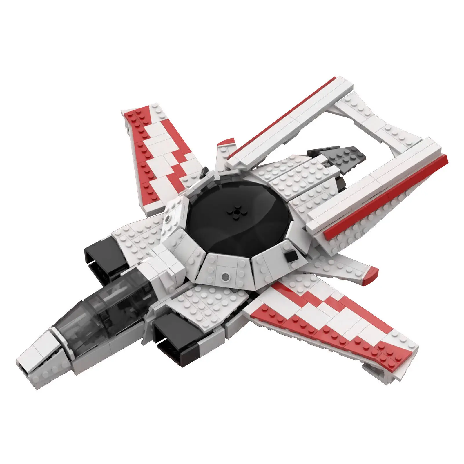 Resilient Multi-purpose Fighter Model from Video Game 676 Pieces MOC Build