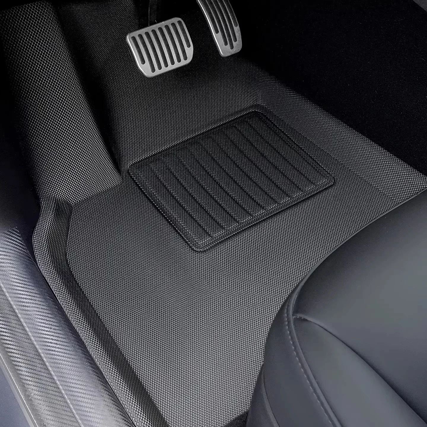 2024 Muchkey Fully Surrounded Car Floor Mat Waterproof Non Slip Floor Mat Trunk Mat Accessories For Model Y