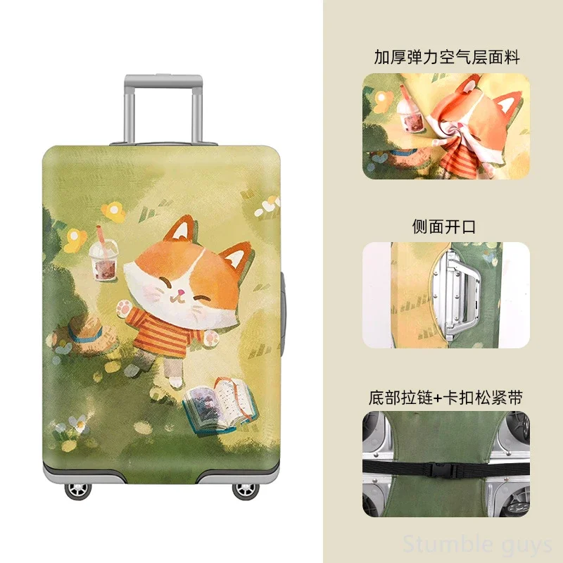 

Эластичный защитный чехол для багажа, устойчивый к царапинам, моющийся, прочный, практичный аксессуар для путешествий, для деловых поездок