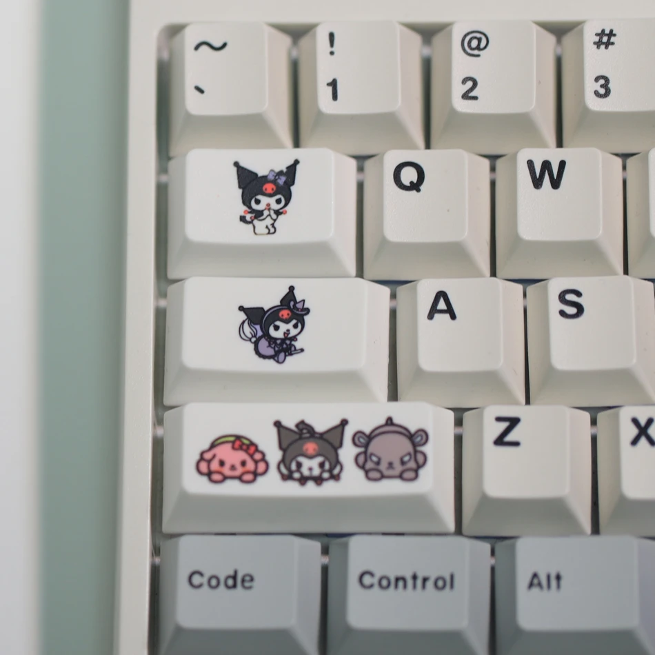 Tutup Kunci Tambahan Personalisasi Tema Kurami Lucu Tombol Keyboard Mekanis Poros Silang Diy Tutup Tombol Pengganti Kartun Yang Dipersonalisasi
